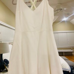 NWOT French Connection White / Ivory Fit and Flair Dress